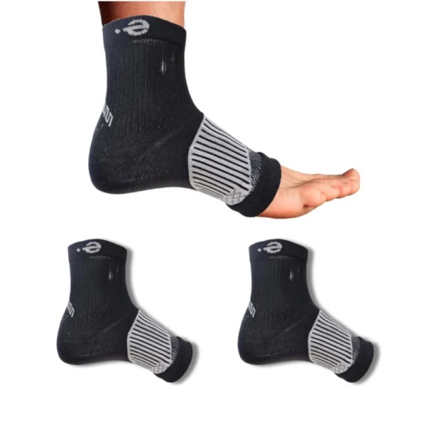 Black Multicolor Unisex Cotton Ankle Socks 3 Pair Pack