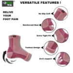 Generic 3_Pair Set Unisex Casual Cotton Printed Ankle Length Support Socks (Multicolor) - Image 2