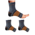 Multicolor Unisex Cotton Printed Ankle Length Socks 3-Pair Set