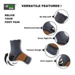 Generic 3_Pair Set Unisex Casual Cotton Printed Ankle Length Support Socks (Multicolor) - Image 2