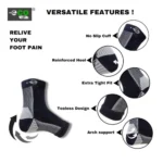 Generic 3_Pair Set Unisex Casual Cotton Printed Ankle Length Support Socks (Multicolor) - Image 2