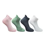 NariHaat Multicolor Unisex Cotton Ankle Socks 4-Pair Set