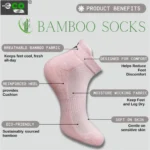 Unisex Cotton Ankle Socks - Angle 4