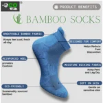 Generic 4_Pair Set Unisex Casual Cotton Printed Ankle Length Socks (Multicolor) - Image 4