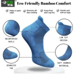 Generic 4_Pair Set Unisex Casual Cotton Printed Ankle Length Socks (Multicolor) - Image 3
