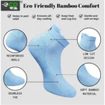 Generic 4_Pair Set Unisex Casual Cotton Printed Ankle Length Socks (Multicolor) - Image 3