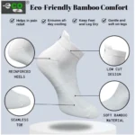 Generic 4_Pair Set Unisex Casual Cotton Printed Ankle Length Socks (Multicolor) - Image 3