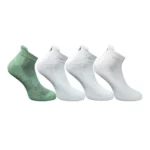 Multicolor 4-Pair Set of Unisex Cotton Printed Ankle Length Socks