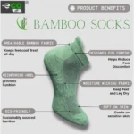 Generic 4_Pair Set Unisex Casual Cotton Printed Ankle Length Socks (Multicolor) - Image 5