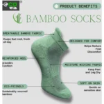 Generic 4_Pair Set Unisex Casual Cotton Printed Ankle Length Socks (Multicolor) - Image 4