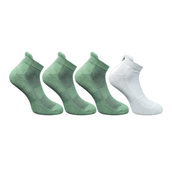 Multicolor 4-Pair Set of Unisex Cotton Printed Ankle Length Socks