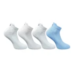 Multicolor 4-Pair Set of Unisex Cotton Printed Ankle Length Socks