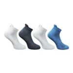 Multicolor Unisex Cotton Printed Ankle Length Socks 4 Pair Set