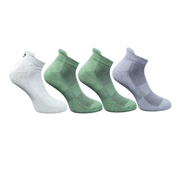 Multicolor Unisex Cotton Printed Ankle Length Socks 4 Pair Set