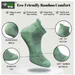 Generic 4_Pair Set Unisex Casual Cotton Printed Ankle Length Socks (Multicolor) - Image 3