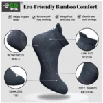 Unisex Cotton Ankle Socks - Angle 3
