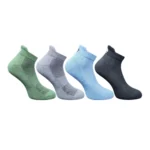 Multicolor Unisex Cotton Printed Ankle Length Socks 4 Pair Set