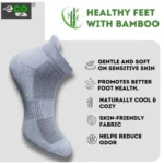 Generic 4_Pair Set Unisex Casual Cotton Printed Ankle Length Socks (Multicolor) - Image 4