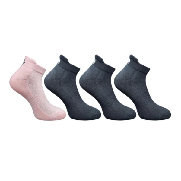 Multicolor Unisex Cotton Printed Ankle Length Socks 4 Pair Set