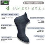 Generic 4_Pair Set Unisex Casual Cotton Printed Ankle Length Socks (Multicolor) - Image 5