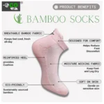 Generic 4_Pair Set Unisex Casual Cotton Printed Ankle Length Socks (Multicolor) - Image 4