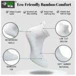 Generic 4_Pair Set Unisex Casual Cotton Printed Ankle Length Socks (Multicolor) - Image 3