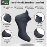 Generic 4_Pair Set Unisex Casual Cotton Printed Ankle Length Socks (Multicolor) - Image 3