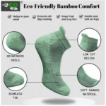 Generic 4_Pair Set Unisex Casual Cotton Printed Ankle Length Socks (Multicolor) - Image 3