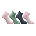 Multicolor Unisex Cotton Printed Ankle Length Socks Set