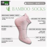 Generic 4_Pair Set Unisex Casual Cotton Printed Ankle Length Socks (Multicolor) - Image 5