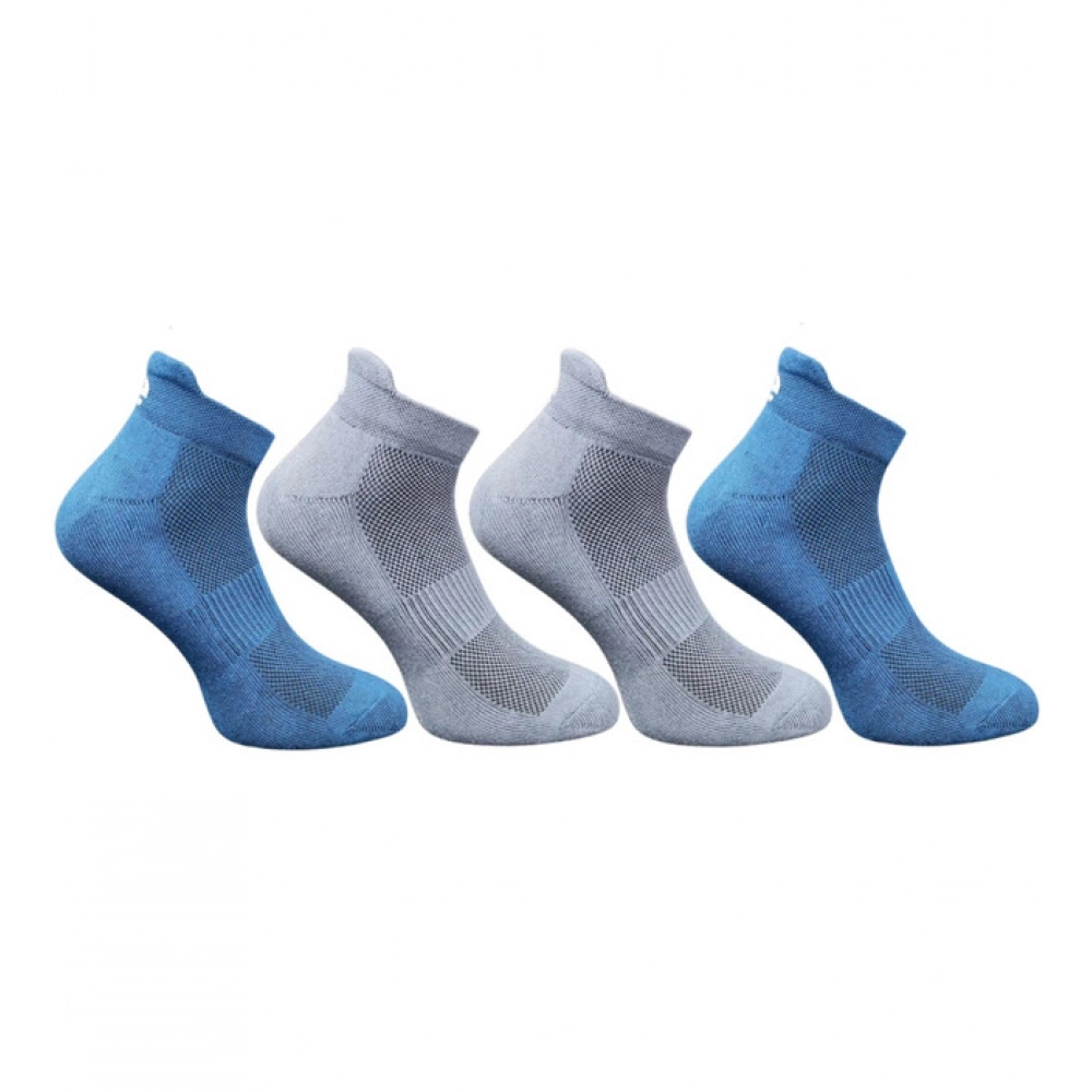 Multicolor Unisex Cotton Printed Ankle Length Socks Set