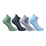 Multicolor Unisex Cotton Printed Ankle Length Socks Set