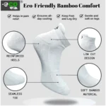 Generic 4_Pair Set Unisex Casual Cotton Printed Ankle Length Socks (Multicolor) - Image 3