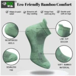 Generic 4_Pair Set Unisex Casual Cotton Printed Ankle Length Socks (Multicolor) - Image 3