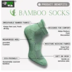 Generic 4_Pair Set Unisex Casual Cotton Printed Ankle Length Socks (Multicolor) - Image 5