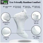 Generic 4_Pair Set Unisex Casual Cotton Printed Ankle Length Socks (Multicolor) - Image 3