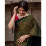 Women's Lichi Silk Printed Saree