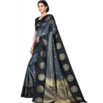 Lichi Silk Saree - Angle 2