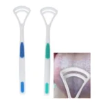 Generic Pack Of 3_Double Edged Plastic Tongue Cleaner (Color: Assorted ) - Image 3