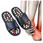 Generic Acupressure And Magnetic Therapy Slippers – Spring Accu Paduka Foot Massager for Blood Circulation (Unisex) (Color: Black) - Image 4