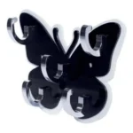 Generic Pack Of 2_Butterfly Key Holder – Decorative Wall Mount Key Organizer (Color: Black) - Image 2