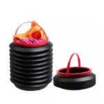 Generic Pack Of 3_Foldable Dustbin – Portable And Space-Saving Trash Container (Color: Assorted ) - Image 2