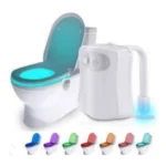 Generic Pack of 2_Toilet Bowl Night Light – Motion Sensor LED Toilet Lamp (Color: Assorted ) - Image 4
