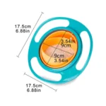 Generic Pack Of 2_Gyro Bowl – Spill-Proof Rotating Fun Bowl for Kids (Color: Assorted ) - Image 3
