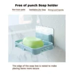 Generic Pack of 5_Magic Sticker Soap Holder – Wall-Mount Soap Organizers (Color: Assorted ) - Image 2