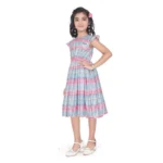 Girls Printed Lycra Dress