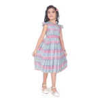 Girls Printed Lycra Dress