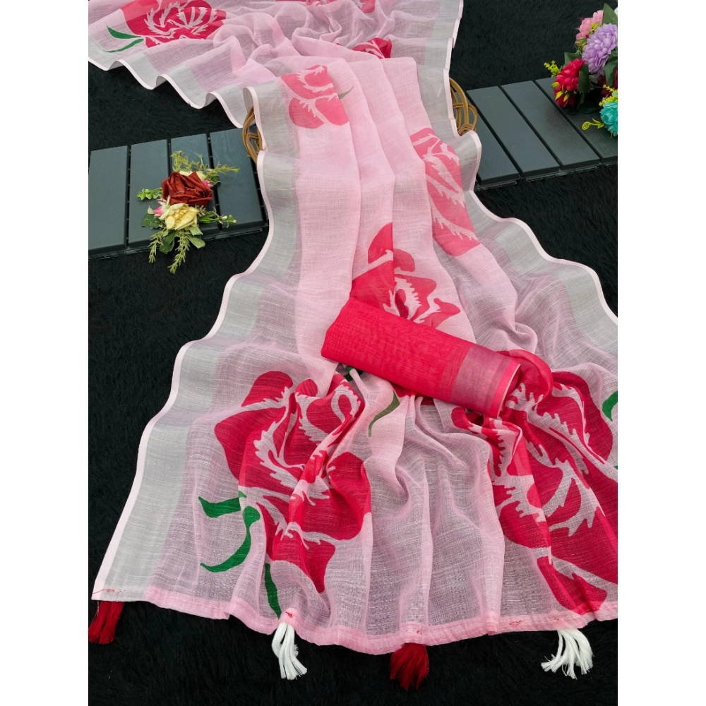 PID-63880-Women-s-Linen-Cotton-Printed-Saree-With-Unstitched-Blouse-5-5-Mtr-Pink-1-1000x1000-1.webp Pink Linen Cotton Printed Saree with Unstitched Blouse
