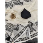 buy linen cotton saree online