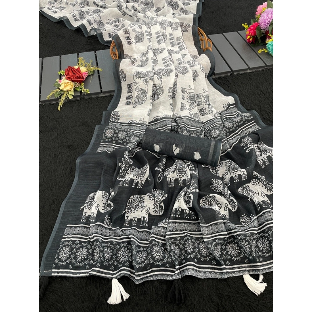 PID-63897-Women-s-Linen-Cott-Printed-Saree-With-Unstitched-Blouse-5-5-Mtr-Black-1-1000x1000-1.webp Black Linen Cotton Printed Saree for Women